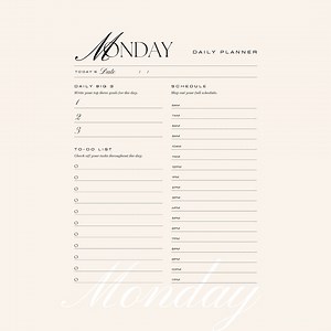 Weekly Day Planner Printable – Daily Weekly Schedule for Work & Personal Life | Time Blocking Template - Etsy France