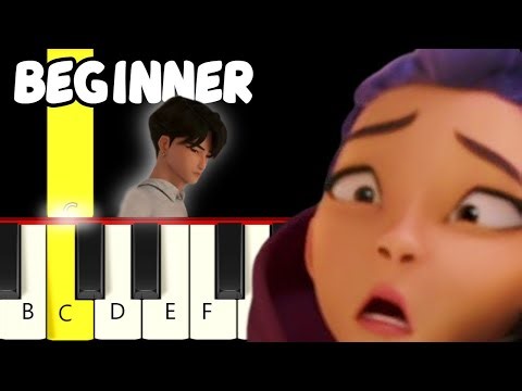Love, Maybe - KPop Demon Hunters - Fast and Slow (Easy) Piano Tutorial - Beginner