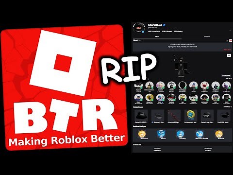 The BTRoblox Extension Is Dead... (ROBLOX NEWS)