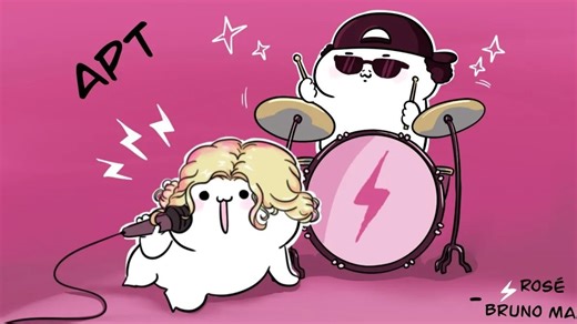 【Bongo Cat】APT. - ROSÉ & Bruno Mars