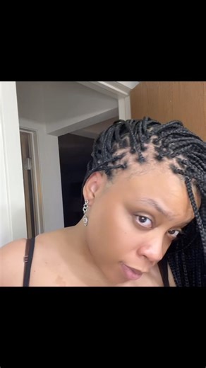 The luxury of knowing how to do your own braids 😍🥰 #savings #braids
