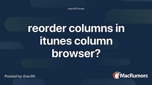 reorder columns in itunes column browser?