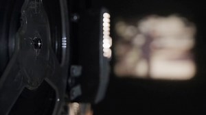 Old 8 Mm Projector Showing Film On Screen 4k Stock Footage SBV-348925705 - Storyblocks