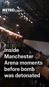 This is the terrifying moment the bomb exploded in Manchester Arena | Metro