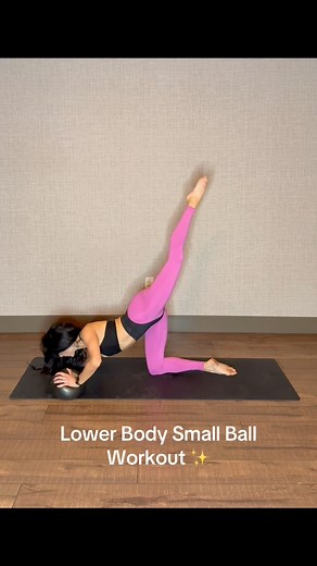 75K views · 1K reactions | Using a small ball to build lower body strength & stability. This functional flow will increase mobility as you tone and sculpt. #pilatesfit #barrefitness #SculptYourBody #mobilitywork #pilatesworkout #workoutroutine #MindfulMovement #legs #FitnessGoals #fitnessinspo | Annavansambeck | Facebook