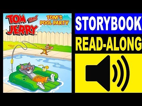 Tom and Jerry Read Along Storybook, Read Aloud Story Books, Tom and Jerry - Tom's Pool Party