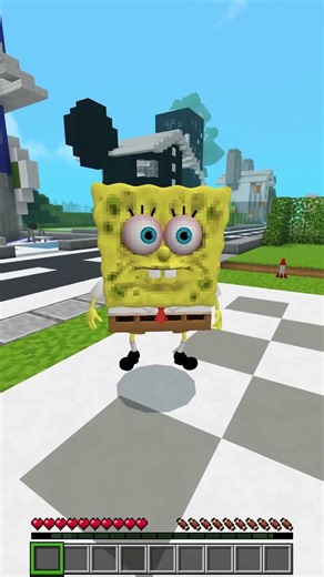 Minecraft but I found SpongeBob sick