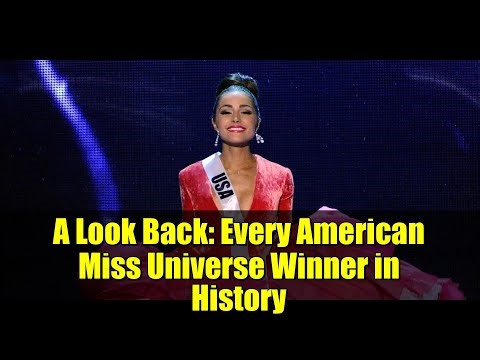 A Look Back: Every American Miss Universe Winner in History
