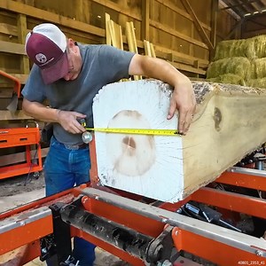 Makings Some Gorgeous Homemade Lumber #sawmill #lumber #makinglumber #millinglumber | Sheraton Park Farms