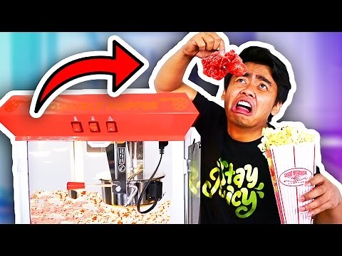 SPICY POPCORN CHALLENGE (CAROLINA REAPER! 1000+)