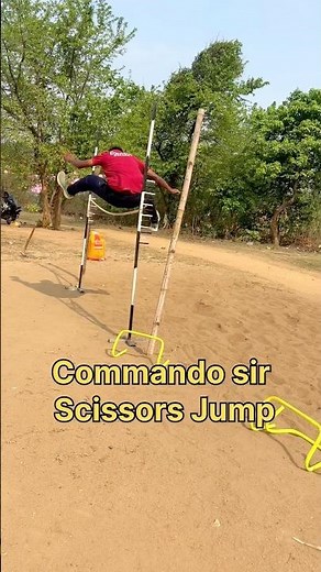 Scissors jump by commando sir #motivation