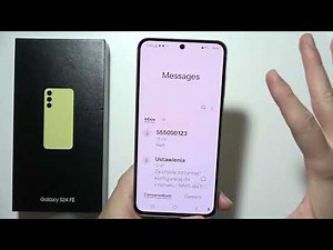 Samsung S24 FE: How to Delete Messages