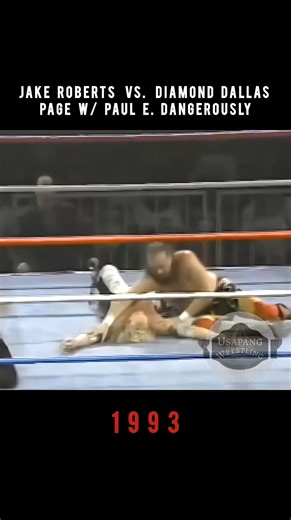 38K views · 363 reactions | [RARE!] Jake Roberts vs. Diamond Dallas Page w/ Paul E. Dangerously (1993) | Usapang Wrestling TV | Facebook