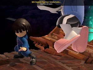 Mii Sword Fighter Undertale Frisk Mod for Super Smash Bros. Ultimate | SSBU Mods