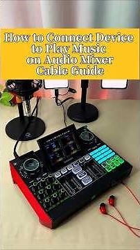 Tenlamp G10 -Play Music to Audio Mixer:Easy Cable Connection Guide(2025)#Tenlamp #neculogy #CryoSurf