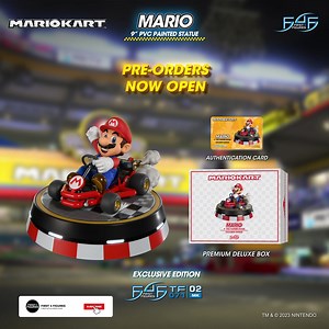 65K views · 1.5K reactions | ‍ Pre-orders for our Mario Kart™ – Mario PVC statue are NOW OPEN! | First 4 Figures | Facebook