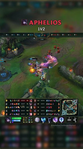 Aphelios 1V2 | NA Master Patch 26.14 #shorts