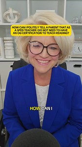 Wondering how to address concerns about reading instruction in Special Education? In this video, Karen discusses the role of certifications and qualifications in teaching reading. Let's dive into the conversation and explore what truly matters for your child's learning journey! #SpecialEducation #ReadingInstruction #ParentCommunication #TeachingTips #EducationMatters #IEP #ChildDevelopment #Advocacy #LearningJourney | Special Education Academy