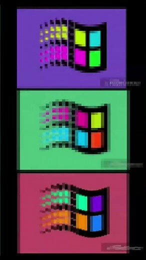 Windows 3.1 Animation Effects + Combinations #logo #effects #logoeffects