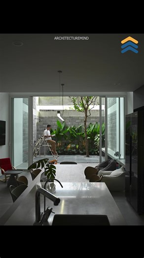 "This Peaceful Vietnamese Home Will Make You Rethink Modern Living | The Lantern by NAW Studio" What happens when Japanese minimalism meets Vietnamese soul? Welcome to The Lantern — a stunning 2368 sq. ft. home in Da Nang, Vietnam, designed by NAW Studio. Built for a family deeply connected with Japanese architecture, this house redefines what modern living with emotion looks like. 📍 Special Features: – Smart East-West façade with natural ventilation – No traditional living room – kitchen & bac