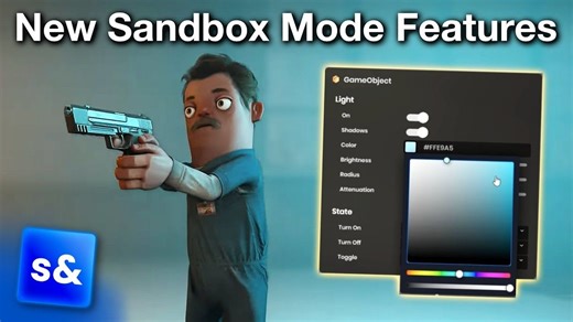 (中字) s&box 沙盒模式更新-新实体/调试菜单/按键控制，以及编辑器更新 周报-26.01.07