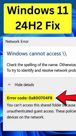 Windows 11 24H2 Network Error? Fix It Fast!
