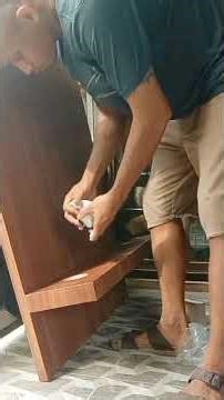 proses pembuatan meja rias minimalis menggunakan HPL. #hpl #blockboard