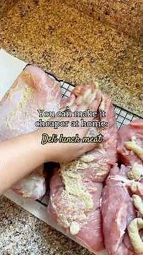 Homemade deli meat | How to smoke turkey meat for sandwiches