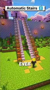 Minecraft Automatic Stairs ⬆️