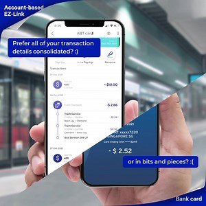 Let EZ-Link provide you with all the convenience you need. With Account-based EZ-Link you’ll never have to wonder about the details of your transactions. Hurry, pair your Account-based EZ-Link and top it up via the EZ-Link app before 31 Dec 2021 to enjoy a 50¢ cashback*! Learn more about the Account-based EZ-Link at https://www.ezlink.com.sg/accountbased/ Terms and conditions apply. | EZ-Link
