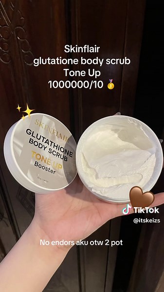Skinflair Glutatione Body Scrub - Tone Up Booster Recommended Review