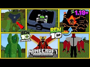 INSTALL BEN 10 OMNIMINE MOD FOR MINECRAFT | MCPE 1.19 ADDON | ACE