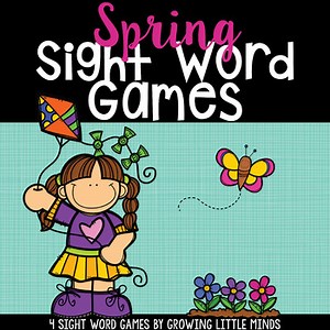 Spring Dolch Sight Word Games- Fillable to add your own list!