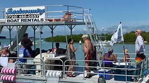 SLIDEBOATS TO SANDBAR!💦 For one of your best Key West days ever rent a Slideboat pontoon for up to 11 people! This is one of the few ways to get to the sands bars where the locals go. Message us for help booking Backcountry Boat Rentals. Boats run out of key West and Sugarloaf Key mm17. http://bit.ly/BackcountryKWF | Key West Finest