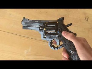 LEGO: Magnum .44 Revolver (Working Cylinder/Release Upgraded)