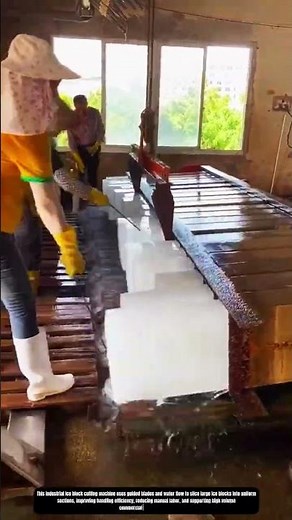 Industrial Ice Block Cutting Machine for Commercial Ice Processing Operations