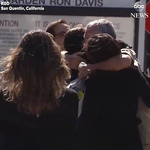 Emotional moment outside California's San Quentin prison as a man who spent nearly 25 years on death row is set free after his conviction in the killing of his girlfriend's daughter was overturned. | WSB-TV