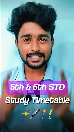 5th and 6th Study Timetable🔥| Study Routine Timetable | Study Tips | #studymotivation #studywithme