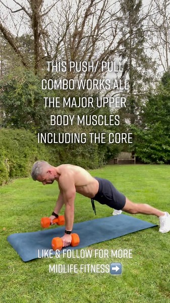 Push-Pull Workout for Upper Body Strength Midlife Fitness That Tones & Burns