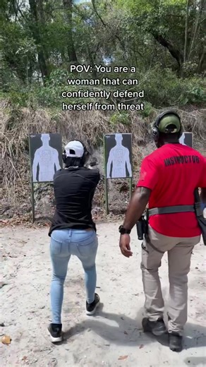 Awesome firearms training today with @ftac.training We covered shooting fundamentals, proper body mechanics, quickly overcoming malfunctions, trigger control, handgun manipulation/presentation from the holster, multiple targets, and transitions. #womenconcealedcarry #selfdefenseforwomen #concealcarry #guntok #povstories #firearmtraining