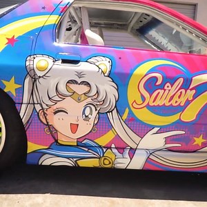576K views · 2.7K reactions | Sailor Moon Inspired Itasha RX7 Drift Car!!!  | Collete Davis Racing | Facebook
