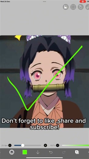 Hair swap tutorial ✂️ Final result first, then easy steps. #hairtutorial #demonslayer