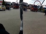 Fire engine arrives at Drayton Manor after serious incident