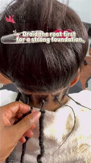 Beginner Faux Locs Tutorial | Easy Method That Lasts 4+ months. #viral #hairstyle #kayglamsbraids