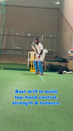 79K views · 382 reactions | Practicing overarm throwdowns using only the top hand — helps improve control in drives, build strength, and develop balance at the crease #tophand #skyblue #view #crush #throwdown #drives #singlehanded #cricketlovers #focus #bodybalance #strength #build #stamina #practice #cricketer #viral #trending #cricket #aim #softhands #skills #training #influencer #motivational #learning #fitness #footwork #development #improve #selfmotivated | Dinesh Reddy | Facebook
