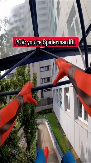 POV: You’re Spiderman IRL #parkour