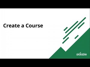 Operations Manager | Create a Course - Basics