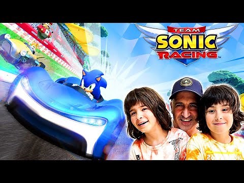 Competimos con Sonic, Tails y Knuckles en SONIC RACING!!