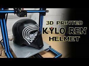 3D PRINTED KYLO REN HELMET | CREALITY CR-10