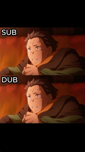 STAND UP, NATSUKI SUBARU! Dub vs Sub ​​ #Rezero #Anime